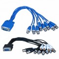 VGA 15Pin Male to 8 BNC Female Connector CBD15BNCA
